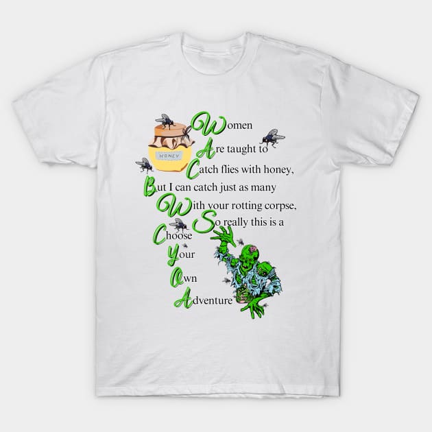 Catching Flies T-Shirt by Snobunyluv